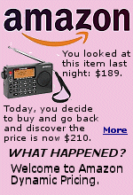 You should have bought the item right away. Now, Amazon's computers have figured out you are interested and may return to buy it, and may still do that even if the price is a little higher. The airlines do the same thing when you price tickets online. It happened to me today, I looked at a ten dollar item last night, decided to buy, and today it cost me fifteen bucks. Sneaky bastards. 